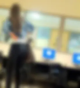 College candid teens in class wearing tight clothes