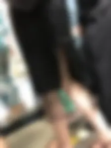 Hot Pale Legs Under Dress in Sandals Subway Creepshots