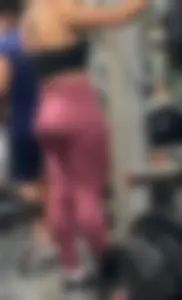 Juicy Big Hips and Tits in Red — Gym Hottie