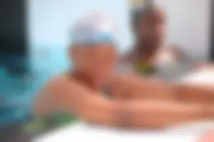 Group of teen and early 20's swimmers