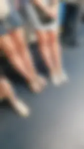 Sexy Legs in Sandals And Sneakers in a Subway Train Creepshots