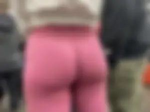 Slim Fit Blonde Wide Hips Round Bubble Butt in Pink NVGTN