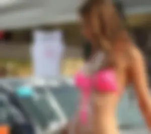 Sexy bikini car wash girls