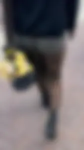 [OC] Cute Goth Booty in Short Shorts and Fishnets