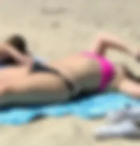 I think this Hottie in the Pink Bandeau Top Busted Me