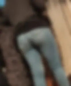 Amazing gorgeous ass in tight jeans, delicious