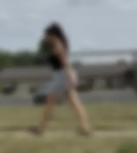 Lovely Slim Milf at Park /Nice legs