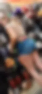 Perfect ass pawg in shorts