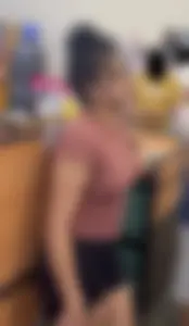 Slim Thick Latina In Tight Shorts