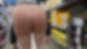 Brown shorts vtl trying on shoes