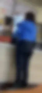 Thick Latina in Leggings at BK