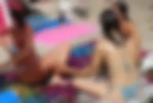 Bikinis at the beach