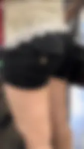 HOT ass MOM in BLACK GYM SHORTS