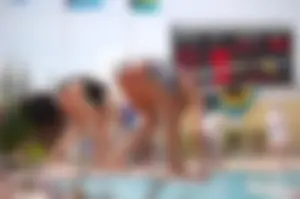 Group of teen and early 20's swimmers