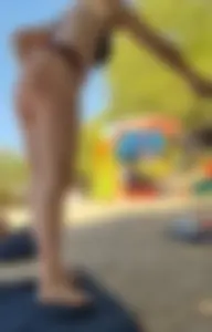 Small Thong Teen on the Beach