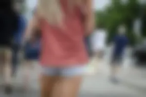 An ASSortment of tight shorts close ups