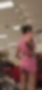 Girl in pink bra less