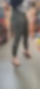 Home depot milf- pokies, leggings, and flip flops