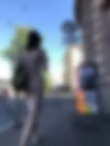Amazing candid chick wearing a dress, VPL and glimpses of her ass through the fabric