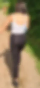 Amazing xs girl in see through leggings