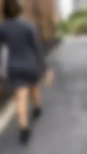 Thick latina in grey dress on the phone