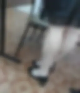 College girls' legs - in pantyhose and without