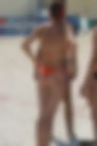 Beach voyeur girls in bikinis, thongs and topless