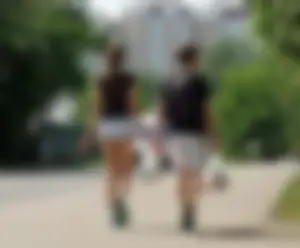 Sexy Legs and Ass in Shorts Street Creepshot