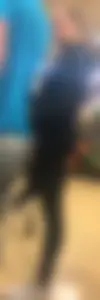 Grocery store girl in line with a nice ass in leggings