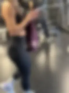 Extremely fit milf deadlifting in front of me
