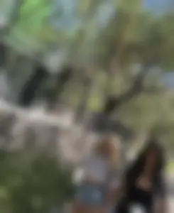 Busty brunette and her cute blonde friend OC