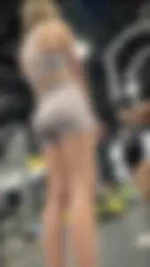 Tight gym teen in bikers (Not OC)