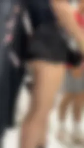 CHEEKED UP LIGHT SKIN LATINA! (Short shorts ;)