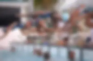 Group of teen and early 20's swimmers
