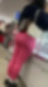 Latina booty in pink leggings. (OC)