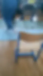Candid college teen's booty in tight blue jeans