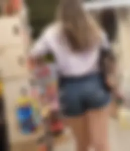Milf s in jean shorts