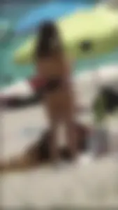 Not OC- huge ass brunette at the beach