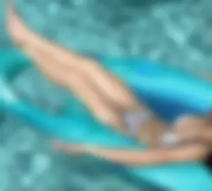 Asian pool babe