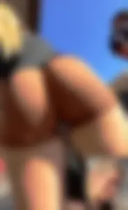 Amazing fit ass blonde