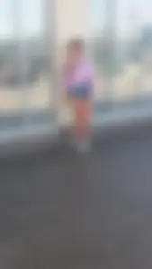 Cute Girl in Denim Shorts with Hot Legs Street Creepshots