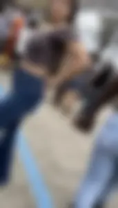 Petite cutie in boot cut jeans (OC)
