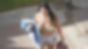 Mexican with fat ass and nice tits in a small bikini