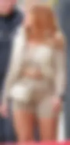 Excuse me miss, your big ass is eating your spandex shorts
