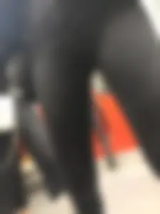 Hot Ass and Legs in Black Tight Jeans in the Subway Train Creep Closeups