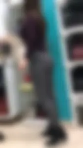 Great Ass Closeup at the Store