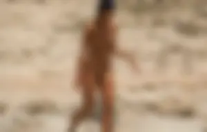 Nude beach and topless girls