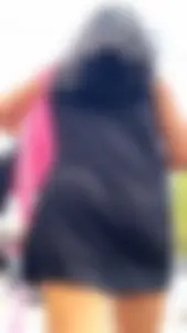 Bouncing ass on black dress (OC)