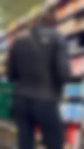 (30th Post!) Fit Chick at Whole Foods Bends Over in leggings