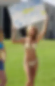Sexy bikini car wash girls
